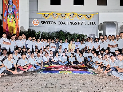 Sharing our joy of being a part of the grand event of Ram Mandir inauguration by celebrating at the factory through toran, rangoli and dinner Agreement